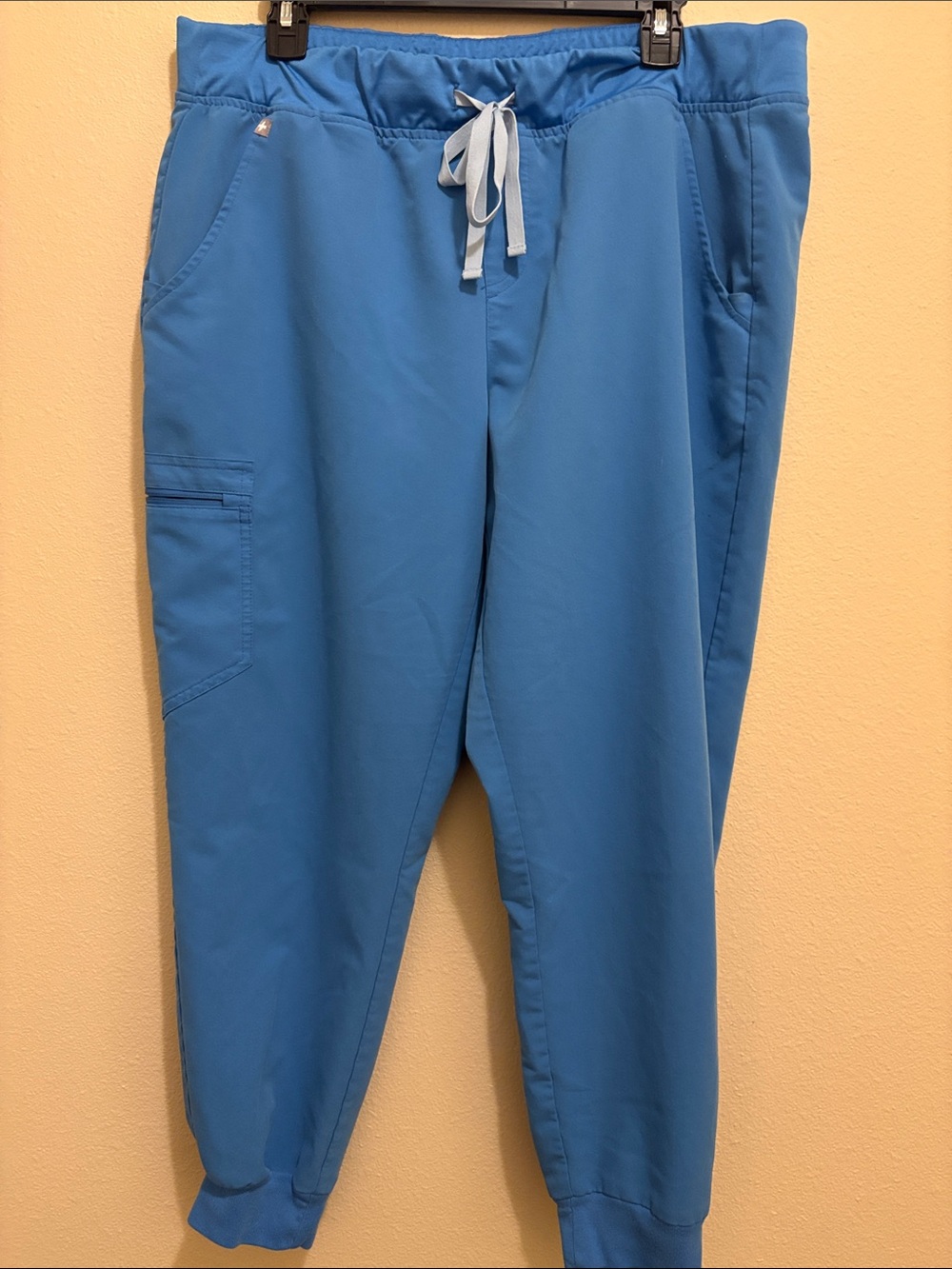 Figs Zamora joggers in Capri Blue in XL petite
